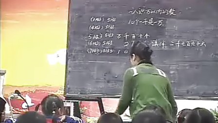 万以内数的认识（二年级 张莉） 2010年全国小学数学生本课堂教学观摩会