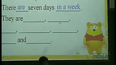 优质课展示视频下册《unit 2 days of the week lesson 3》
