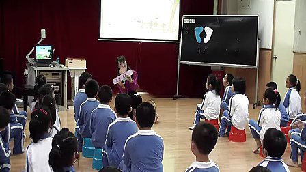 小学一年级音乐优质课视频展示《在农场里》花城版_曹老师