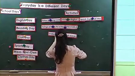 every day is a different day 李薇01 广州小学英语十佳教师课例