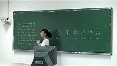 2013年教师招聘面试试讲视频 英语歌曲教唱技能 陈依乐