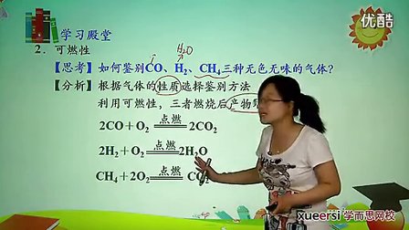 身边的化学物质—碳的化合物（一氧化碳）知识点3