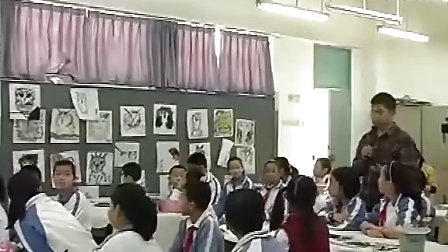 小学五年级艺术《动物的脸》教学视频南山附小张明