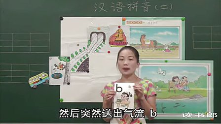 语文小学1上1.1 汉语拼音(二)_d93b_黄冈语文视频