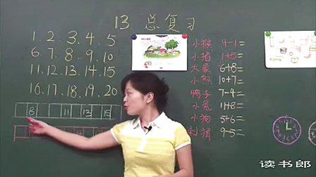 数学小学1上10.1 总复习_黄冈数学视频