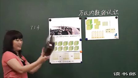 数学小学2下5.3 万以内数的认识_c73a_黄冈数学视频
