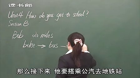 英语初中2上How_do_you_get_to_school_48E9_黄冈英语教学视频