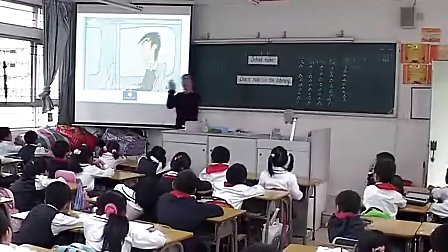 小学二年级英语,school rules教学视频深港版刘贝贝