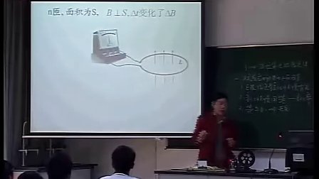 高二物理：法拉第电磁感应定律教学视频