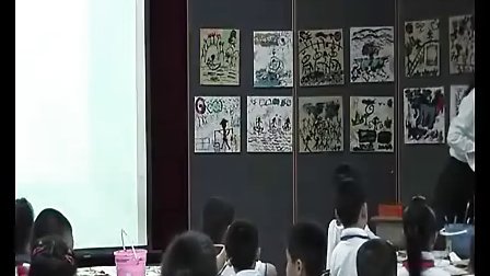 小学二年级美术优质课展示下册《象形文字的联想》岭南版_江老师
