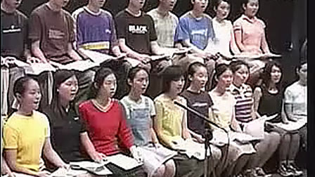 高一高中音乐优质课视频《合唱-摇篮曲》（1）（视频）