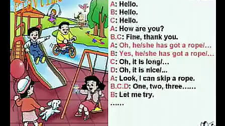 小一英语：1a unite playing let t learn_小学优质课视频