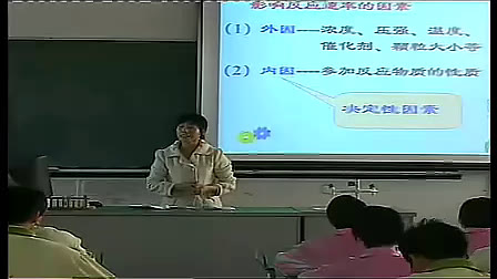 《影响化学反应速率的因素》(第一课时)(上)陈小殿江门鹤山市第二中学