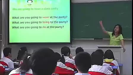 八年级英语优质课视频《if you go to the party》_高燕