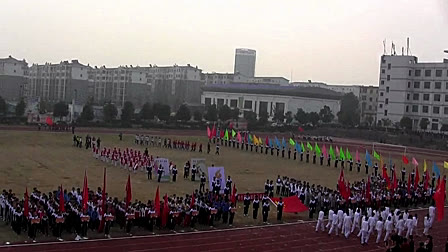 吉安县2013年中小学田径运动会开幕式1